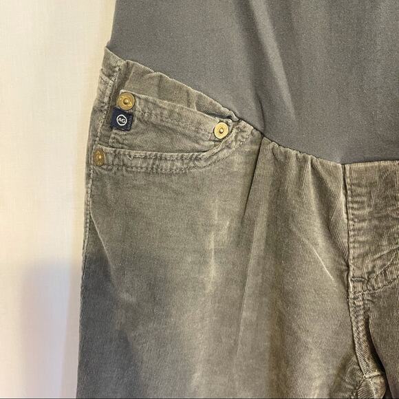 AG Adriano Goldschmied Skinny Grey Corduroy Jeans Pants Maternity Size 27 - Picture 8 of 9